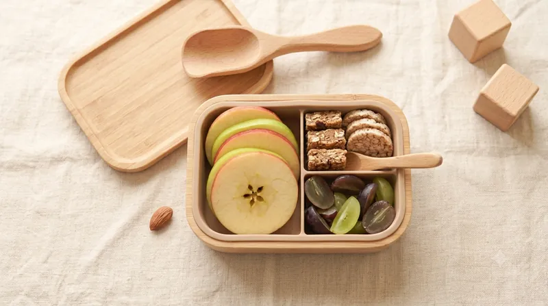 Vegane Baby-Snacks für unterwegs